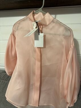 DICE KAYEK PARIS 100% SILK BLOUSE NWT $1045